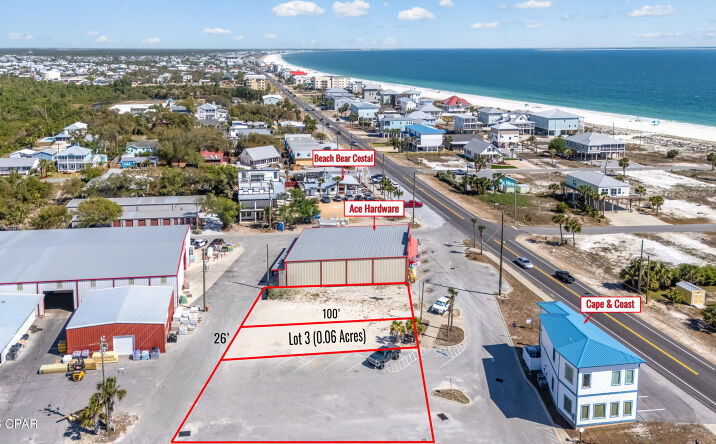 Pictures of Land property located at 3010 Highway 98 lot 3, Mexico Beach, FL 32456 for sales - image #1