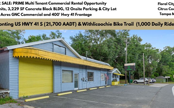 Pictures of Mixed Use, Business for Sale, Retail property located at 7805 South Florida Avenue, Floral City, FL 34436 for sales - image #1