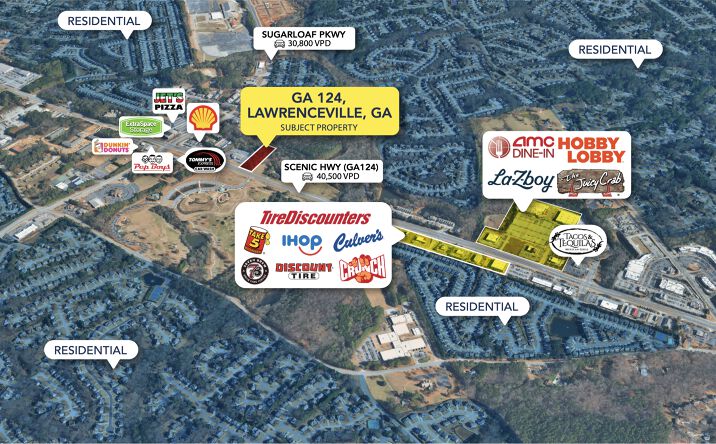 Pictures of Land property located at GA 124, Lawrenceville, GA 30045 for sales - image #1
