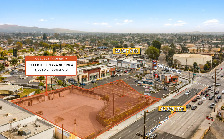 Pictures of Land property located at 13535-13547 Telegraph Road, Whittier, CA 90605 for sales - image #1