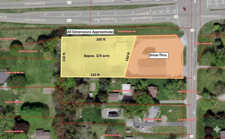 Pictures of Retail, Land property located at 1395-1397 Ohio 43 & Rt. 224, Suffield Township, OH 44260 for sales - image #1