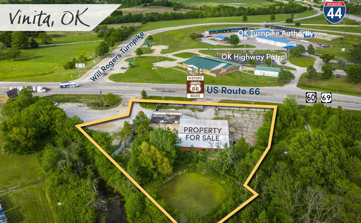 Pictures of Retail, Industrial, Mixed Use property located at 441251 U.S. Route 66, Vinita, OK 74301 for sales - image #1
