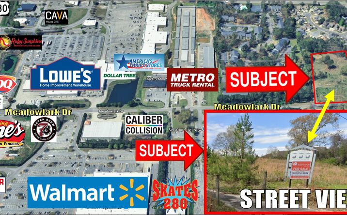Pictures of Land property located at 7078 Meadowlark Drive, Birmingham, AL 35242 for sales - image #1