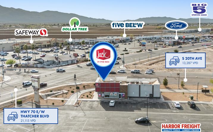 Pictures of Retail property located at 1990 W THATCHER BLVD, SAFFORD, AZ 85546 for sales - image #1