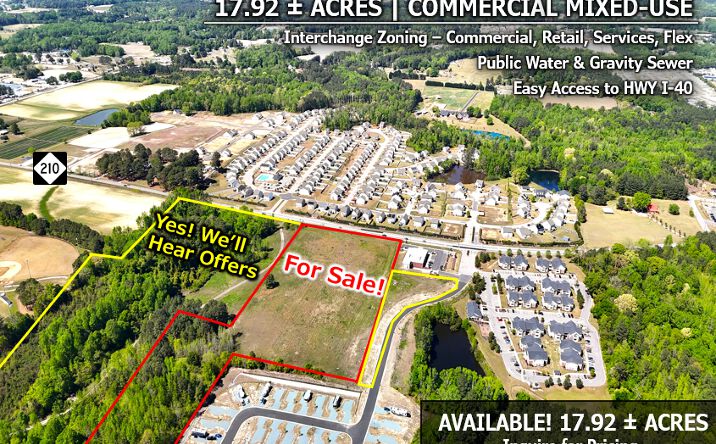 Pictures of Retail, Mixed Use, Land property located at 12863 NC HWY 210, BENSON, NC 27504 for sales - image #1
