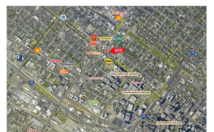 Pictures of Land property located at 2623 Canal Street, New Orleans, LA 70119 for sales - image #1