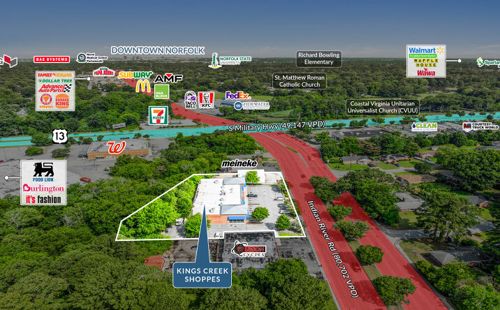 Pictures of Retail property located at 6361 Indian River Road, Virginia Beach, VA 23464 for sales - image #1