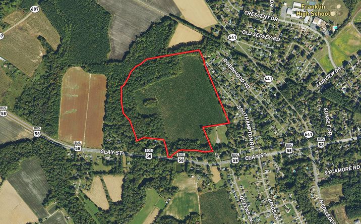 Pictures of Land property located at Clay St, Franklin, VA 23851 for sales - image #1