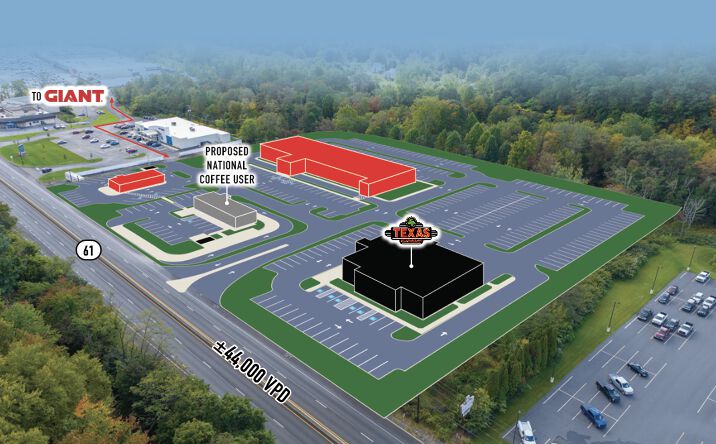 Pictures of Retail, Land property located at 1468 PA-61, Pottsville, PA 17901 for sales - image #1