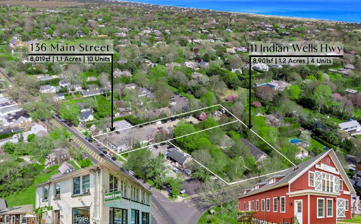 Pictures of Mixed Use property located at 136 Main Street, Amagansett, NY 11930, 11 Indian Wells Highway, Amagansett, NY 11930 for sales - image #1