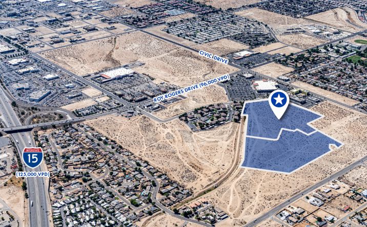 Pictures of Land property located at JSO Mojave Drive, Victorville, CA 92394 for sales - image #1