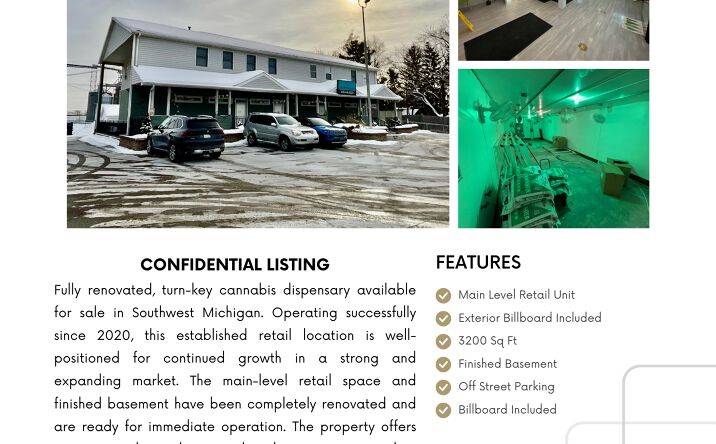 Pictures of Retail, Business for Sale property located at 107 West Delaware Street, Decatur, MI 49045 for sales - image #1