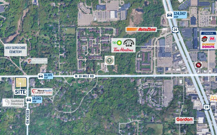 Pictures of Land property located at 25815 10 Mile Road, Southfield, MI 48033-2832 for sales - image #1