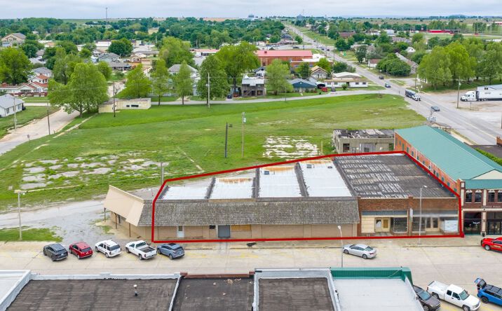 Pictures of Retail, Office property located at 8 E MAIN, CARNEGIE, OK 73015 for sales - image #1