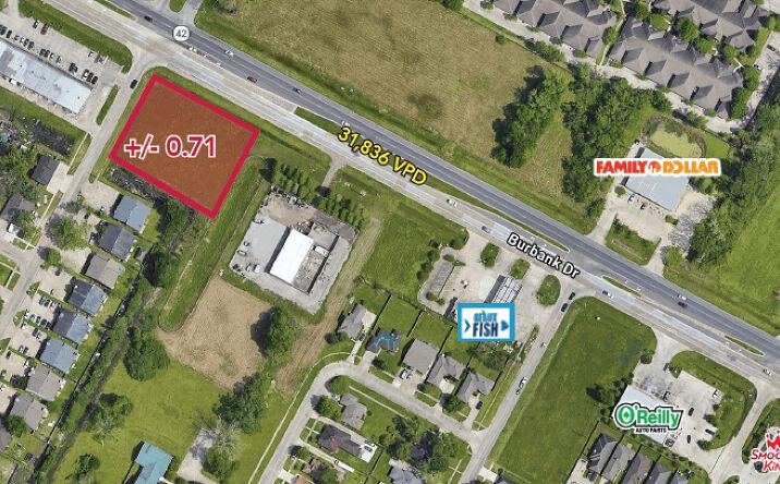 Pictures of Land property located at 9728 Burbank Drive, Baton Rouge, LA 70810 for sales - image #1