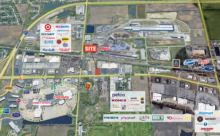 Pictures of Land property located at 1811 IL-50, Bourbonnais, IL 60914 for sales - image #1