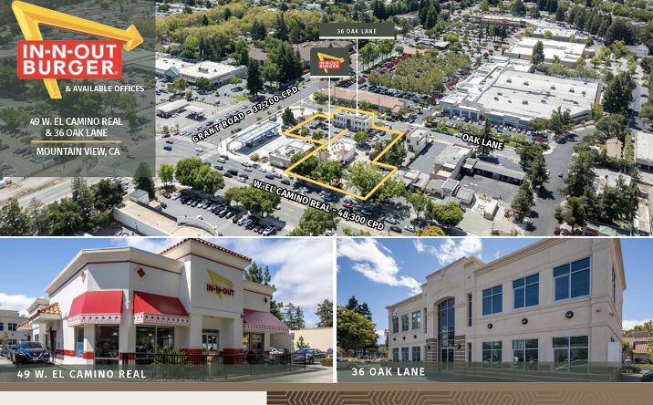 Pictures of Retail, Office property located at 49 W EL CAMINO REAL, MOUNTAIN VIEW, CA 94040, 36 Oak Lane, Mountain View, CA 94040 for sales - image #1