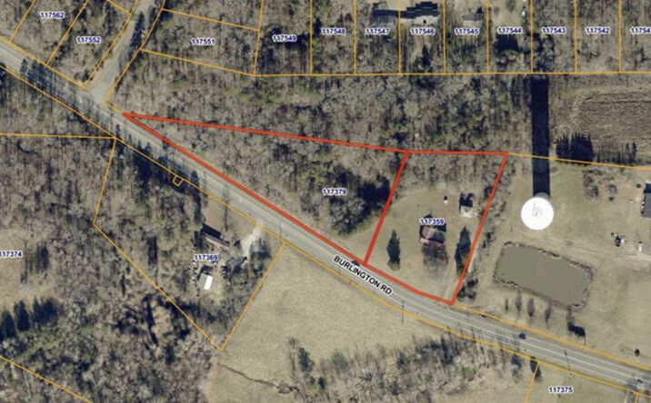 Pictures of Land property located at 5901 & 5917 BURLINGTON RD, MCLEANSVILLE, NC 27301 for sales - image #1