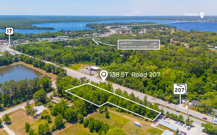 Pictures of Retail, Industrial, Land property located at 138 STATE RD 207, EAST PALATKA, FL 32131-4001 for sales - image #1