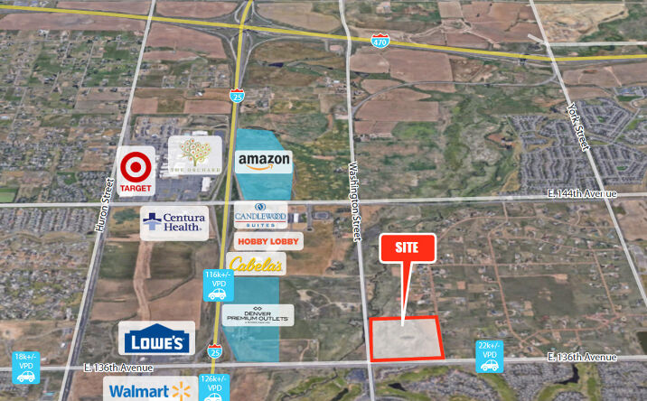 Pictures of Land property located at Northeast Corner of E. 136th Avenue  & Washington Street, Thornton, CO 80602 for sales - image #1