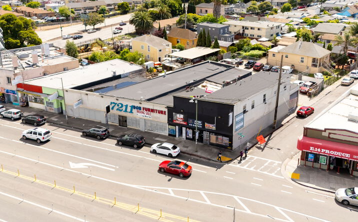 Pictures of Retail, Multifamily, Mixed Use property located at 7201 International Boulevard, Oakland, CA 94621 for sales - image #1