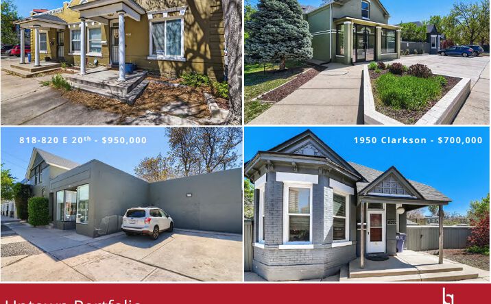 Pictures of Multifamily, Office property located at 1960 North Clarkson street, Denver, CO 80218, 818 East 20th Avenue, Denver, CO 80205, 1950 North Clarkson street, Denver, CO 80205, 1939 Park Avenue West, Denver, CO 80218 for sales - image #1