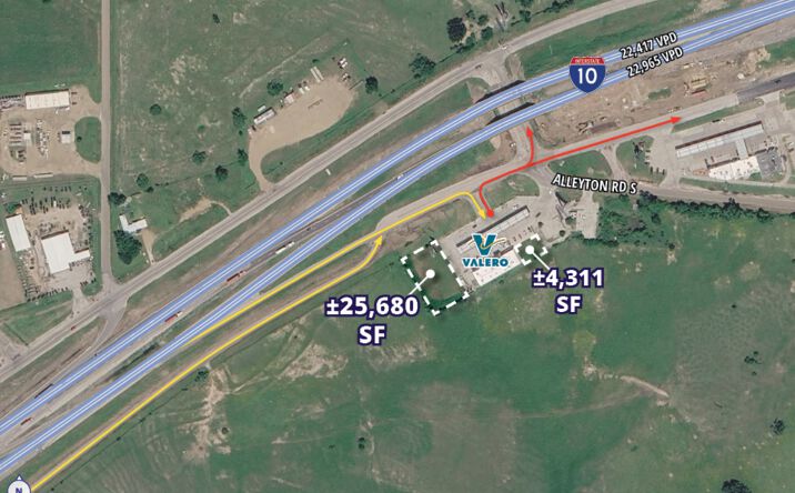Pictures of Retail, Mixed Use, Land property located at 4475 I-10 & Alleyton Road South, Columbus, TX 78934 for sales - image #1