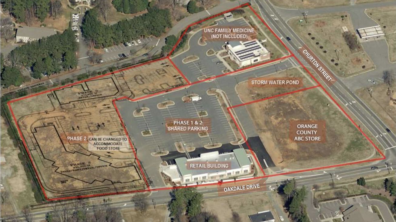 South Churton Street (Old 86) at Oakdale Drive, Hillsborough, NC 27278