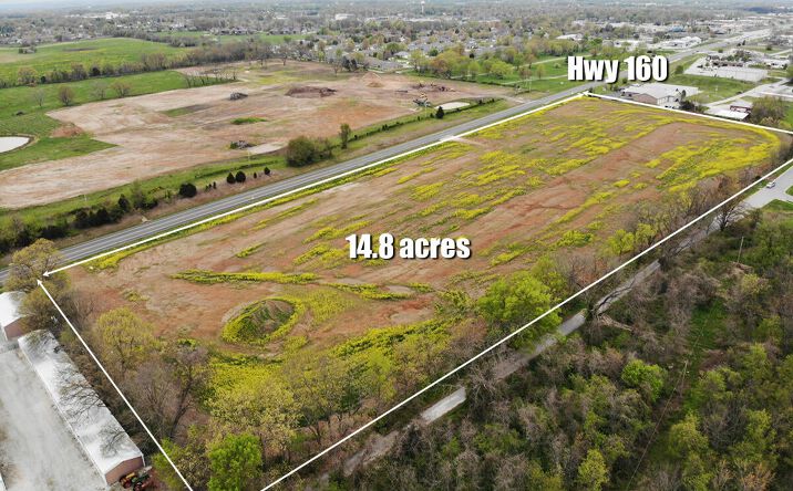 Pictures of Land property located at 000 (TBD)  Highway 160 (14.8 Acres) Street, Nixa, MO 65714 for sales - image #1