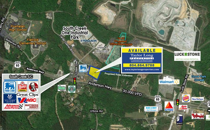 Pictures of Land property located at 1800 South Creek One, Powhatan, VA 23139 for sales - image #1