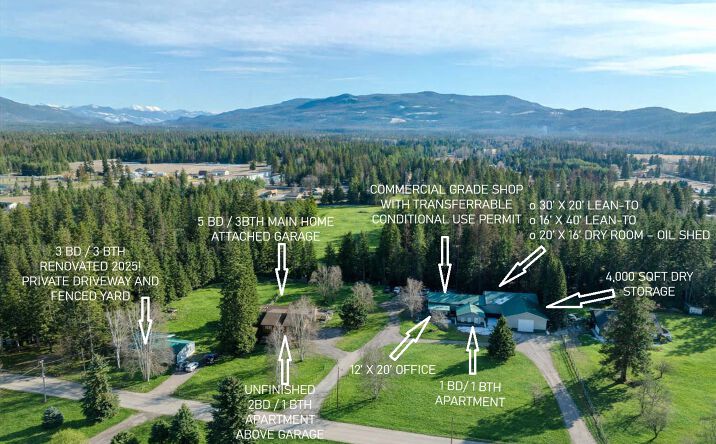 Pictures of Multifamily property located at 253/257/259 Aero Lane, Bigfork, MT 59911 for sales - image #1