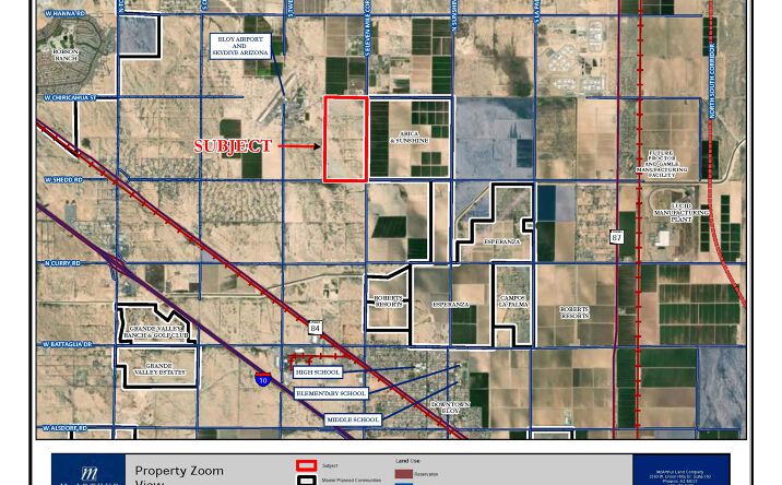 Pictures of Land property located at Northwest Corner of Eleven Mile Corner and Shedd Road, Eloy, AZ 85131 for sales - image #1