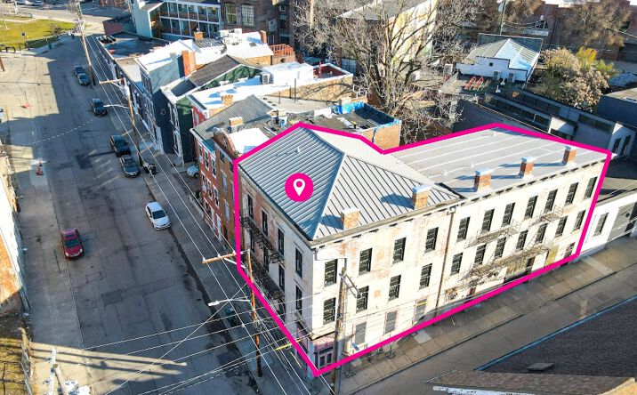 Pictures of Retail, Multifamily property located at 1614 Walnut St, Cincinnati, OH 45202 for sales - image #1