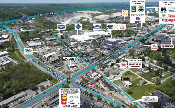 Pictures of Retail property located at 9701 York Road, Cockeysville, MD 21030 for sales - image #1