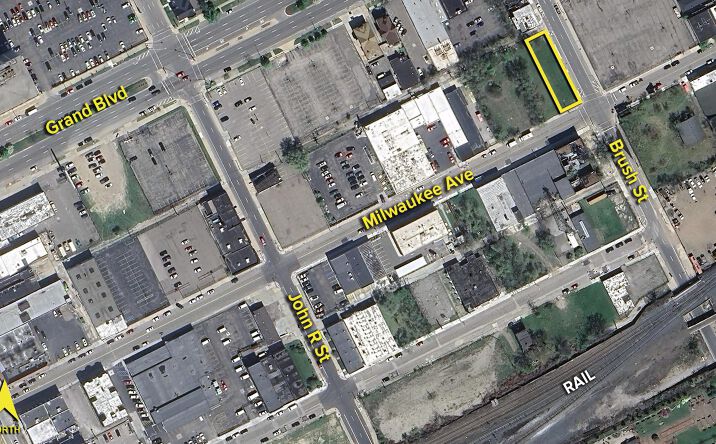 Pictures of Land property located at 335 E. Milwaukee Avenue, Detroit, MI 48202 for sales - image #1