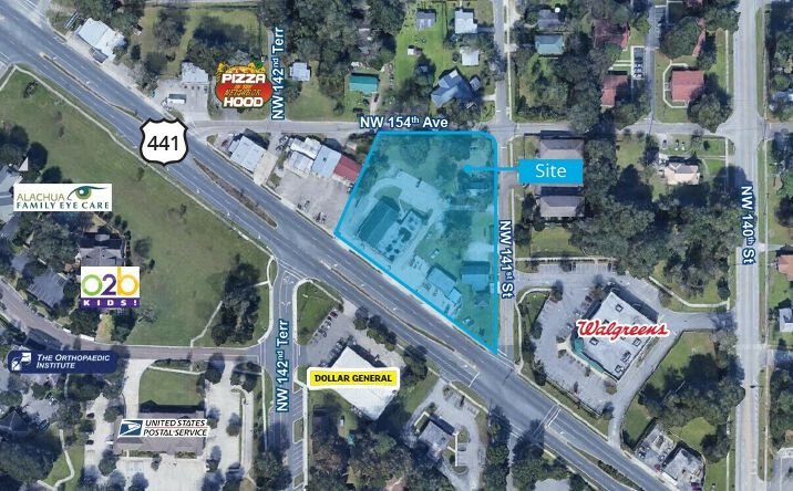 Pictures of Retail, Land property located at 15281 Northwest US Highway 441, Alachua, FL 32615 for sales - image #1