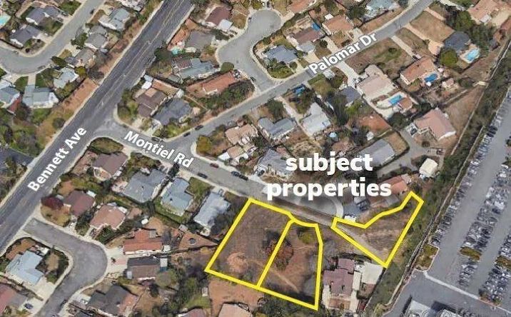 Pictures of Land property located at 1565 Montiel Rd Unit 226-092-69-00 #226-092-69-00,226-092-72-00,226-092-71-00, San Marcos, CA 92069 for sales - image #1