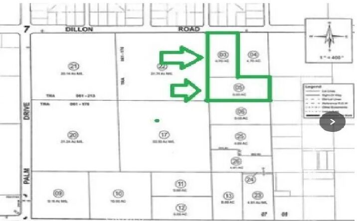 Pictures of Land property located at 10 Acre Dillon And Avenida Manzana, Desert Hot Springs, CA 92258 for sales - image #1