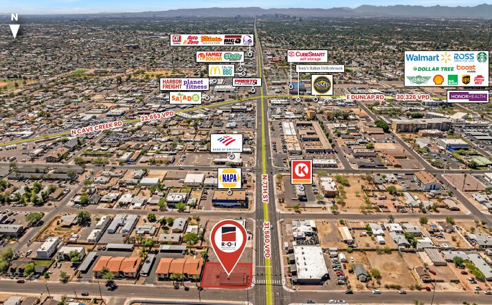 Pictures of Retail property located at 9521 North 7th Street, Phoenix, AZ 85020 for sales - image #1