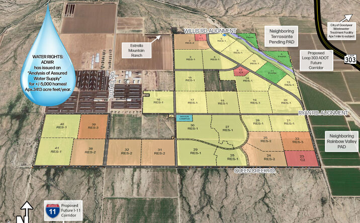 Pictures of Land property located at 19100 W GERMANN RD UNINCORPORATED MARICOPA COUNTY AZ 85326, UNINCORPORATED MARICOPA COUNTY, AZ 85326 for sales - image #1