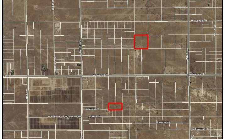 Pictures of Land property located at 65th Street W @ W Avenue G12, Lancaster, CA 93536, Avenue H4 @ 67th  W, Lancaster, CA 93536 for sales - image #1