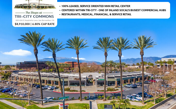Pictures of Retail property located at 420-424 East Hospitality Lane, San Bernardino, CA 92408 for sales - image #1