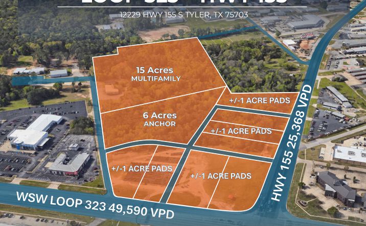 Pictures of Land property located at 12229 State Highway 155, Tyler, TX 75703 for sales - image #1