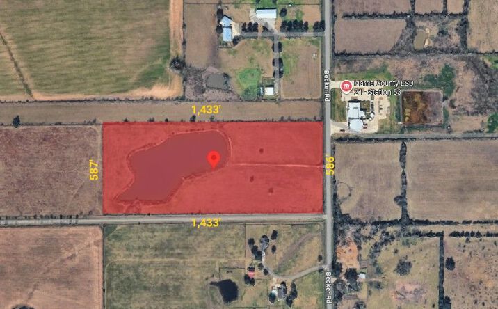 Pictures of Land property located at 19709 Becker Rd, Hockley, TX 77447 for sales - image #1