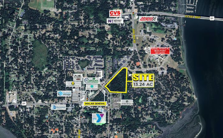 Pictures of Land property located at 1645 Ribaut Road, Port Royal, SC 29935 for sales - image #1