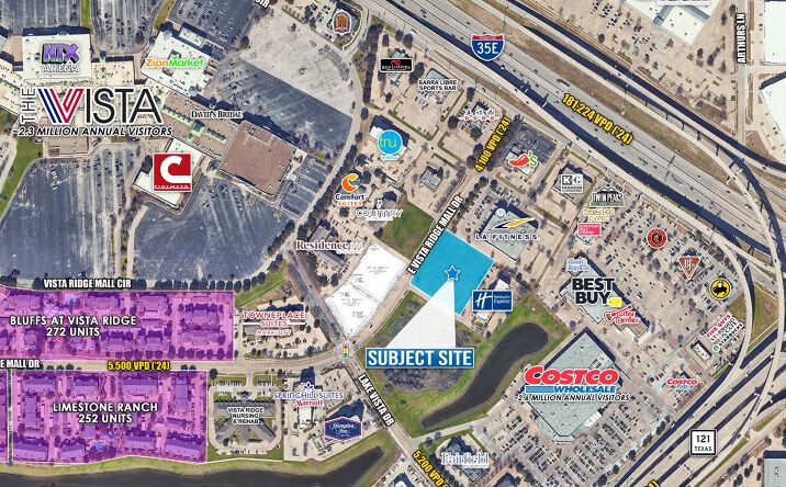 Pictures of Land property located at E Vista Ridge Mall Drive, Lewisville, TX 75067 for sales - image #1