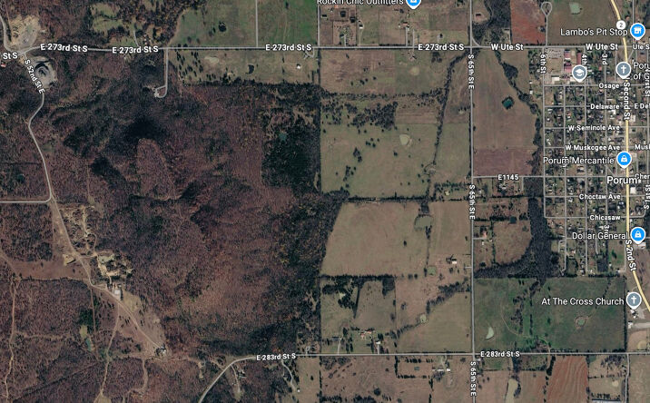 Pictures of Land property located at NE/4, SW/4, NW/4 - Section 10, Township 10N, Range 19E, Porum, OK 74455 for sales - image #1