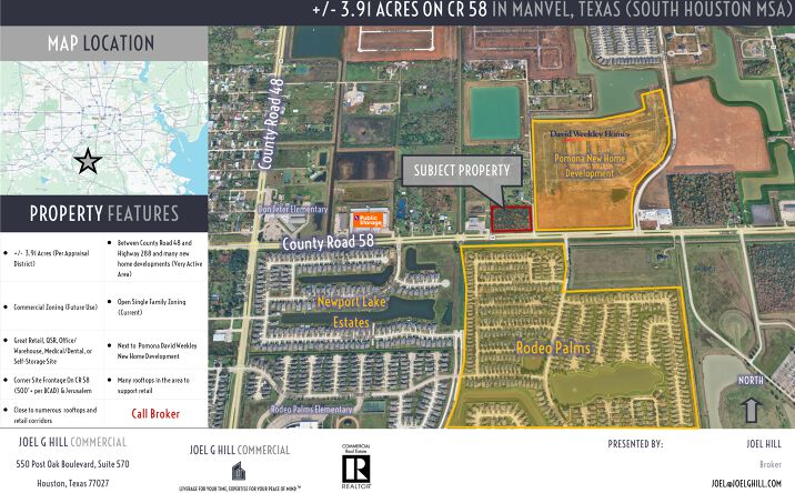 Pictures of Land property located at 3113 County Road 58, Manvel, TX 77578 for sales - image #1
