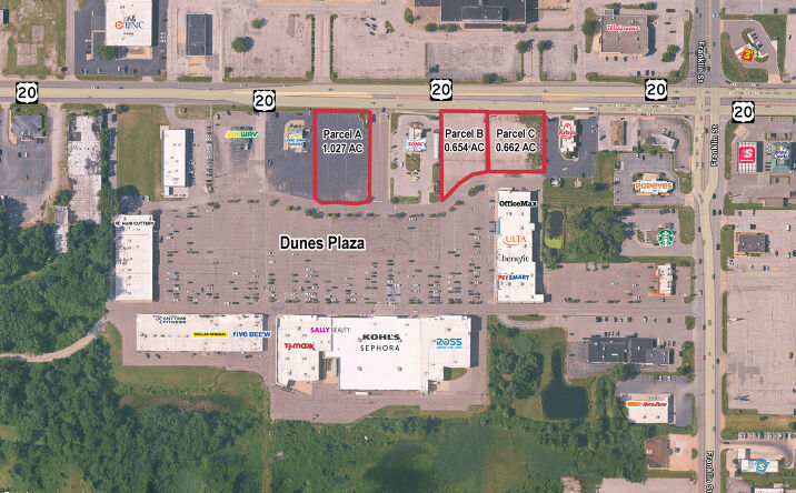 Pictures of Retail, Office property located at Dunes Plaza, Michigan City, IN 46360 for sales - image #1
