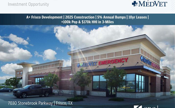 Pictures of Retail property located at 7030 Stonebrook Parkway, Frisco, TX 75034 for sales - image #1